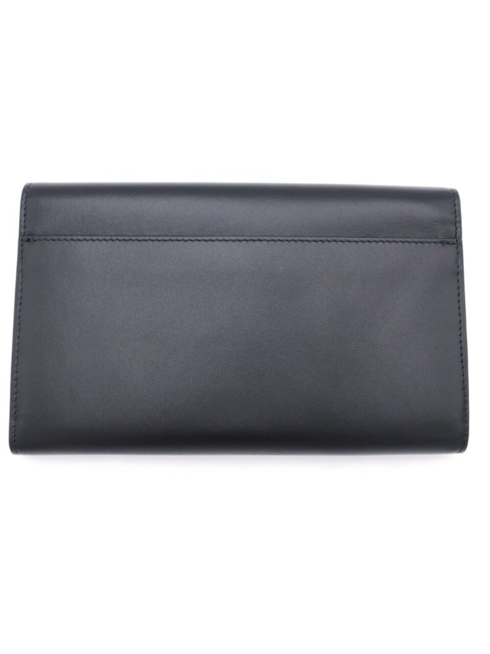 Balenciaga Envelope Slim Wallet Card Case Black Gray Leather - Picture 2 of 6